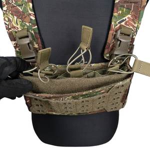 Chaleco táctico por encargo Durable táctico negro Slim Fit chalecos tácticos de negocios a bajo precio Paintball Mag Chest Rig - Product Image 4