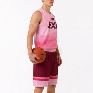 Diseña Tu Propio Logotipo, Uniforme de Baloncesto 3x3, 100% Poliéster Transpirable, Colores y Tallas Personalizadas de Alta Calidad, Último Estilo - Product Image 5