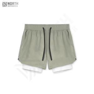 Trajes de Baño de Verano para Hombre, Shorts de Baño Ajustados de Secado Rápido con Forro de Compresión y Bolsillos con Cremallera - Product Image 1