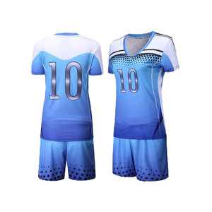 Camiseta de voleibol sublimada de último diseño para mujeres, al por mayor conjunto de equipo, uniformes de voleibol personalizados - Product Image 4