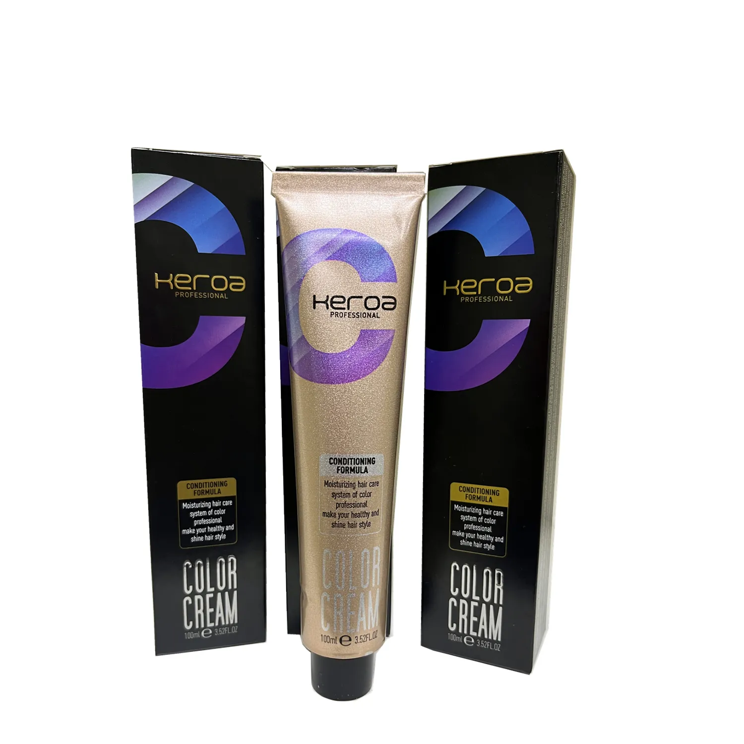 Italy Private Label 52 Hair Color Cream Hair Dye for Professional