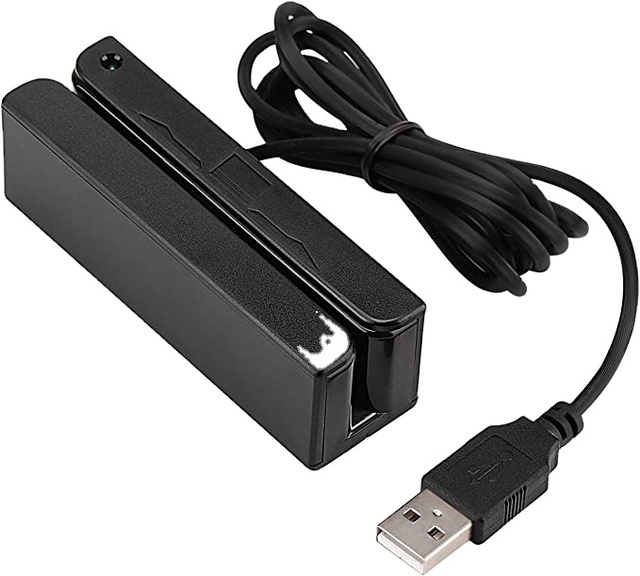 MSR90 USB Swipe Magnetic Credit Card Reader 3 Tracks Mini Smart Card Reader