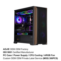 TA360M Gamerkast Matx Itx Groothandel Computerkasten Mid-Tower Kast Computer Gaming PC Kast met Fan Zwart Boitier Gabinete