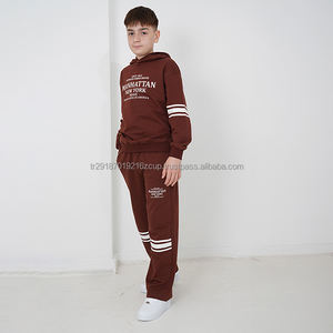 Vente en gros Ensemble de survêtements à deux fils en tissu imprimé de haute qualité pour garçons de Turquie pour enfants - Product Image 5