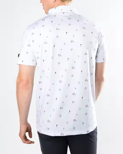 . Polo de golf pour hommes style manches courtes avec col conçu pour les sports de plein air de voyage de fitness et le confort décontracté - Product Image 4