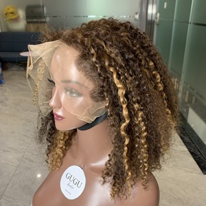 100% Cheveux Humains Vietnamiens Pixie Curl Bundles Piano Couleur avec Fermeture, Frontal Super Double - Product Image 4