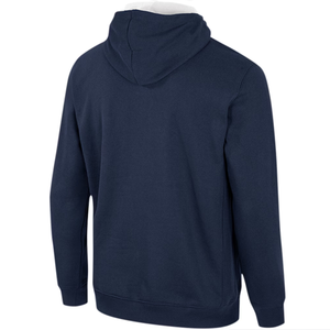 Sweat à capuche unisexe bleu marine Jackson State pour équipe, demi-zip, HBCU, logo personnalisé, tissu polaire - Product Image 3