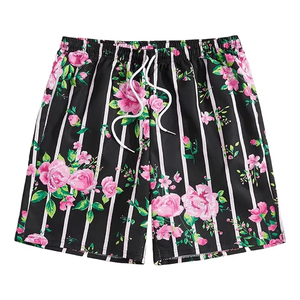 Pantalones Cortos Casuales Unisex de Poliéster Transpirable de Secado Rápido con Estampado Personalizado para Playa, Gimnasio y Deportes - Product Image 1