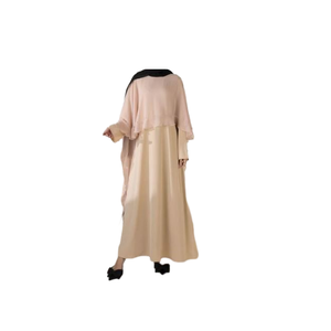 Conjunto islámico ligero de la mejor calidad para mujer, vestido de verano con estampado floral y correas ajustables de India - Product Image 1