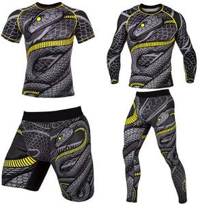 Rashguards haute performance |   Chemises de compression en spandex et polyester |   Vêtements de surf et de sport anti-UV - Product Image 1