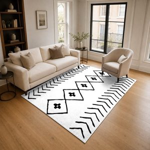 <b>RUGS</b> DEPOT LXDP-0063 Wholesale Grey Silver Vintage Patchwork Digital Printed Machine Washable Chenille Area <b>Rug</b> <b>Non</b> <b>Slip</b> - Product Image 2