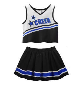 Uniformes de cheerleading personnalisés de qualité supérieure, nouvelle mode, séchage rapide, élasticité, conception OEM, étiquettes imprimées, ensembles à la mode - Product Image 6