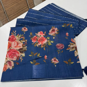 Bollywood indien imprimé Designer Showstopper Sari dernier exclusif qualité supérieure Saree mariage ethnique superbe look à la mode - Product Image 1