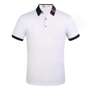 Prix de gros en vrac pour polos de haute qualité, polos décontractés simples, polos de golf personnalisés avec logo, polos simples pour hommes - Product Image 4