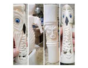 Haute qualité meilleure vente de luxe en laiton Mini Design Unique Premium égyptien os Farida fait à la main édition limitée narguilés - Product Image 6