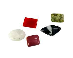 40 pièces Smoky Hydro Quartz Marquise Cabochon! Pierres précieuses en vrac polies pour la fabrication de bijoux (8x10mm-10x20mm) - Product Image 4