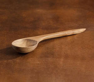 Espátula Ergonómica de Madera Natural, Espátula Ranurada, Mango Curvo Antiarañazos, Utensilio de Cocina de Madera, Apto para Utensilios Antiadherentes - Product Image 5