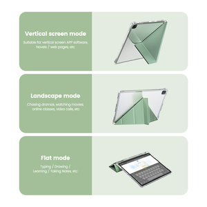 Étui de protection en cuir mignon pour IPad5/IPAD6/(2017/18) certifié FCC vert pour les enfants - Product Image 1