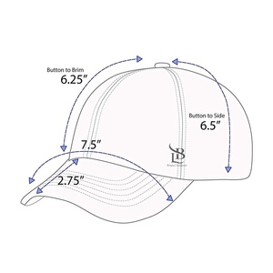 หมวกแก๊ปเบสบอลทำจากผ้าฝ้ายปรับได้สีเขียวปรับได้ - Product Image 2