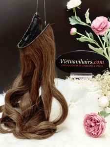 2025 Venta caliente de alta calidad 100% Raw Vietnam Extensiones de cabello vietnamita para Halo Cutticle Wave Curl Remy Hair Bundle Straight - Product Image 2
