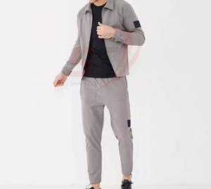 Survêtement de jogging unisexe en polyester 100% avec logo personnalisé, meilleure qualité, caractéristiques hivernales de maternité avec fermeture éclair pour hommes, motif uni - Product Image 6