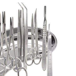 Juego de Instrumentos Quirúrgicos Básicos de Alta Calidad de 18 Piezas, Kit de Cirugía Menor de Acero Inoxidable, Manual, con Certificación CE, para Uso Hospitalario - Product Image 4