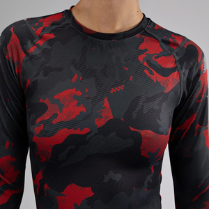 Wholesale Custom <b>Womens</b> Long Sleeve <b>Rashguard</b> Compression Shirt OEM Sports Top - Product Image 4