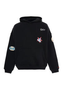 Venta al por mayor logotipo personalizado de alta calidad Casual de gran tamaño en blanco con cremallera Vintage lavado pulóver sudaderas con capucha y sudaderas - Product Image 5