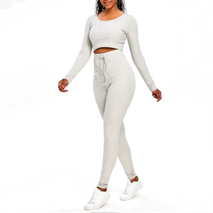 Chándal personalizado Hip Hop de alta calidad transpirable 100% poliéster para correr sólido multibolsillo para invierno conjunto ecológico - Product Image 2