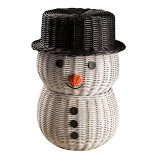 Sisu ตุ๊กตาหิมะหวายสานหวาย2025คริสต์มาสวันหยุดคริสต์มาส - Product Image 1