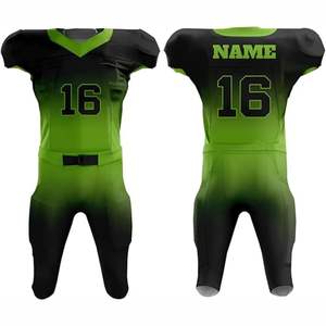 Maillot de football américain grande taille respirant, séchage rapide, protection UV, haute qualité, motif drapeau 3D personnalisé, style haut de gamme - Product Image 1