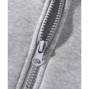 Pull-over à fermeture éclair de qualité supérieure pour hommes, sweat-shirt à capuche avec logo personnalisé, épaule tombante, coupe ample, couleur unie, Boxy pour l'entraînement - Product Image 4