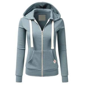 Sudadera con Capucha Personalizada para Mujer, 100% Algodón, Forro Polar Ligero, Manga Larga, Corte Regular, Ecológica, Resistente al Viento, para Invierno - Product Image 4