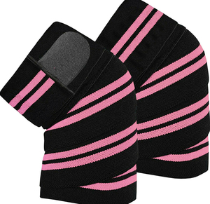 Sangles de coude de sport en coton de haute qualité, logo personnalisable, épaisses, respirantes, soulagement de la douleur, soutien pour la musculation unisexe - Product Image 1