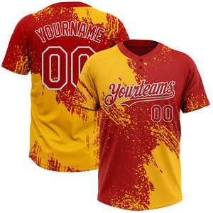 Maillots de baseball pour adultes personnalisés avec boutons de sangle de softball américain, impression par sublimation - Product Image 1