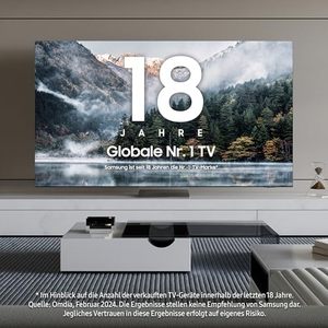 65-Inch 4K Smart <b>TV</b> Matte Display Interchangeable Frame Android System LED Backlight White Cabinet for Bathroom HD Television - Product Image 4