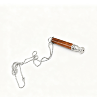 Bâton d'air aromatisé Arrêter de fumer Inhalateur Aromathérapie Respiration Méditation Aide Soins de santé Dispositif de collier en bois