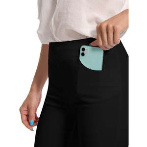Vestido Casual de Trabajo con Dobladillo Cruzado y Tirantes, Shorts de Trabajo con Dos Bolsillos Delanteros Transpirables, Tejido de Spandex/Poliéster - Product Image 5