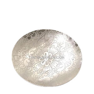 Meilleure vente de plaque de chargeur plaquée polie brillante de forme ronde en métal en acier inoxydable Hôtels de luxe - Product Image 6