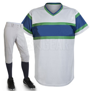 Uniforme de béisbol para hombre, ajuste cómodo con pretina elástica, duradero y diseñado para uso deportivo activo - Product Image 2