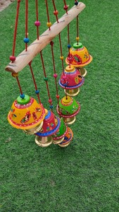 Carillón de viento Boho colgante de pared multicolor con cuentas carillón de viento casa calentamiento regalo jardín campana colgante carillón de viento para interior y exterior - Product Image 5