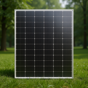 Panneau solaire monocristallin PERC demi-cellule Hiwatt Solar 560 avec feuille arrière blanche et couvercle avant en verre - Product Image 3