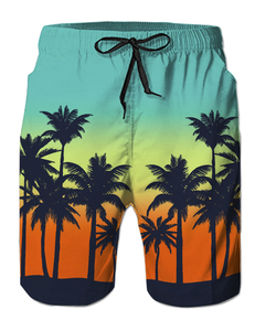 Nouveaux shorts en mesh imprimés par transfert thermique décontractés pour hommes |   Motif et logo personnalisés |   Taille élastique respirante - Product Image 1