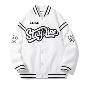แจ็คเก็ตเบสบอลปักลาย Letterman แบบสั่งทำพิเศษ วัสดุคุณภาพดีที่สุด โดย ELEGANT SPORTS - Product Image 1