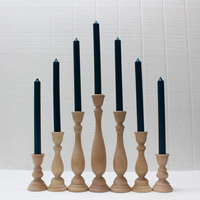 Porte-lampe à thé fait main finition argent de luxe 7 pièces ensemble de mariage de Noël avec lanterne décor à la maison en bois