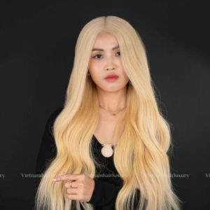 Extensiones de Cabello Virgen Remy Vietnamita al por Mayor, Cabello Humano 100% sin Procesar, Tejido a Máquina, Doble Trama, Cabello Súper Doble Drawn - Product Image 1