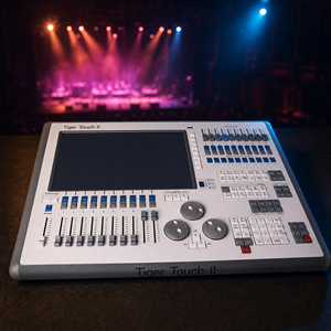 <span class=keywords><strong>Console</strong></span> d'éclairage Tiger Touch 2 DMX avec commutateur manuel et valise de transport - Product Image 1