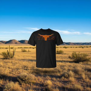 Camiseta Texas State Proud Texans con Gráfico Naranja, Estilo Desgastado, Categoría Promocional - Product Image 3