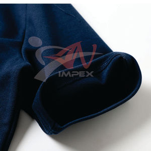 เสื้อยืดทรงกล่องผ้าถักเนื้อหนา 350 GSM ของ VManufacturer สำหรับผู้ชาย ทรงหลวม ไหล่ตก ตัดสั้น ทรงโอเวอร์ไซส์ ผ้าถักเนื้อหนัก สำหรับใส่เป็นทางการ - Product Image 3