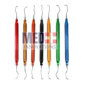 MED INNOVATIONS Herramientas de llenado de limpieza dental reutilizables de la mejor calidad al por mayor Gracey 7 piezas Cureta Set Instrumentos quirúrgicos - Product Image 5